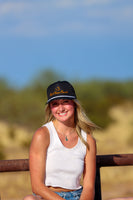 Black & Gold Athletic Roper Hat