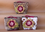 Cowhide MINI Makeup Bag