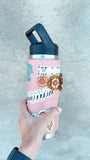 Custom Water Bottle Flowers