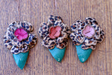 Leopard Hat/Hair Clip